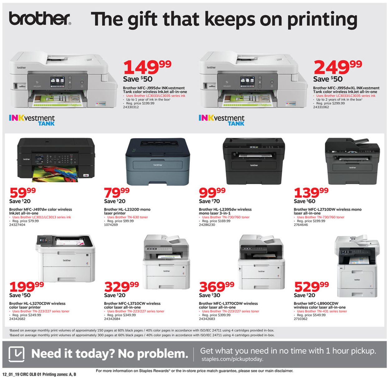 Staples - Cyber Deals 2019 Weekly Ad Circular - valid 12/01-12/07/2019 (Page 9)