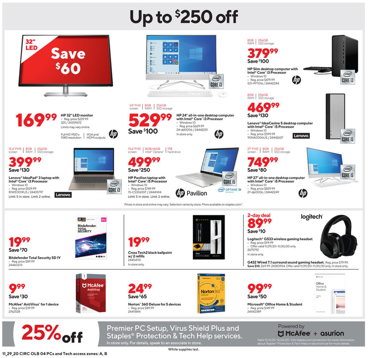 Staples Cyber Monday 2020 Weekly Ad Circular - valid 11/29-12/05/2020 (Page 9)