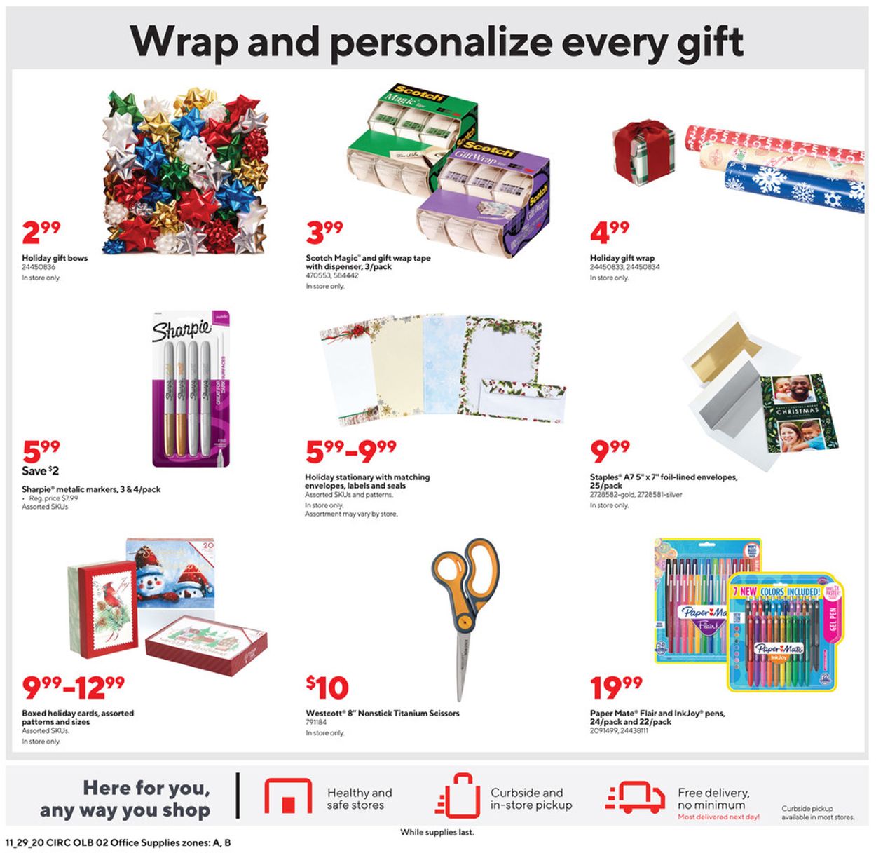 Staples Cyber Monday 2020 Weekly Ad Circular - valid 11/29-12/05/2020 (Page 7)