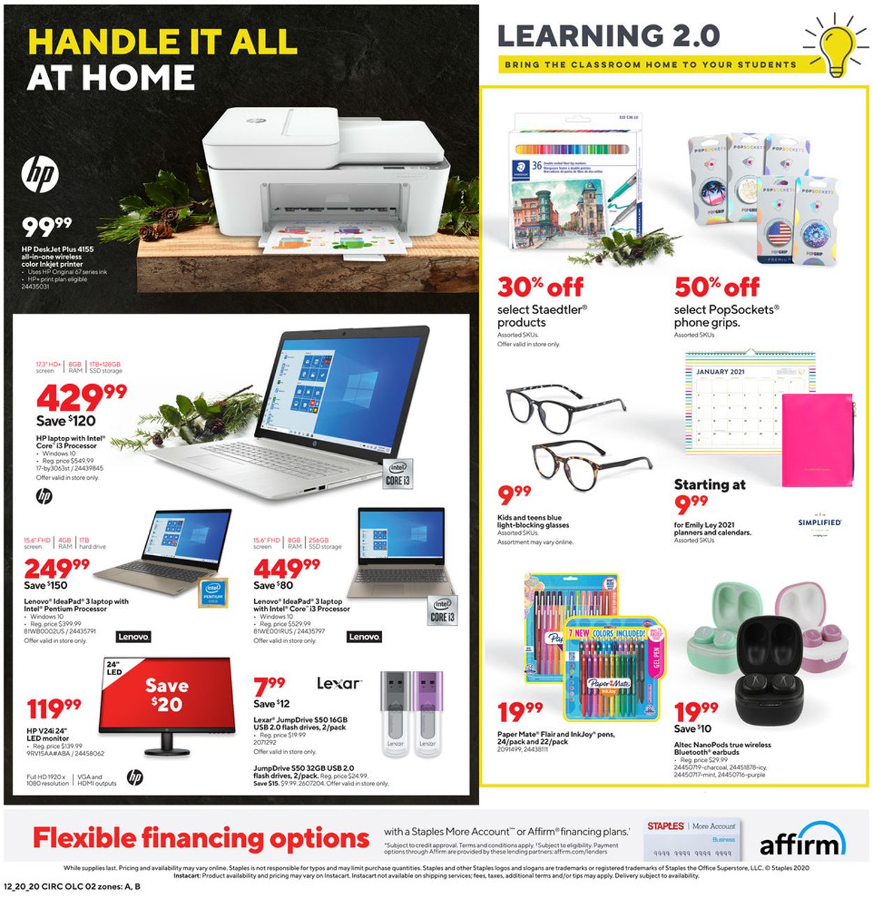 Staples Top Tech Gifts 2020 Weekly Ad Circular - valid 12/20-12/26/2020 (Page 2)