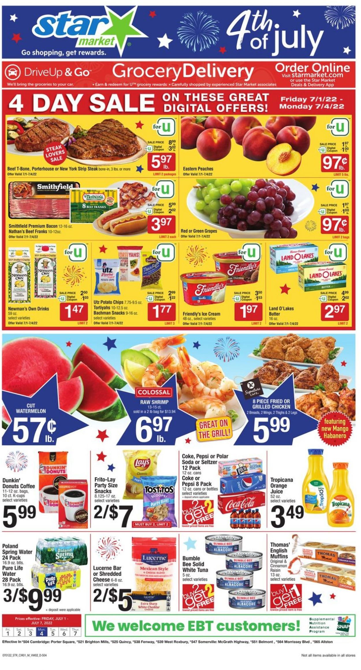 Star Market - 4th of July Sale Weekly Ad Circular - valid 07/01-07/07/2022