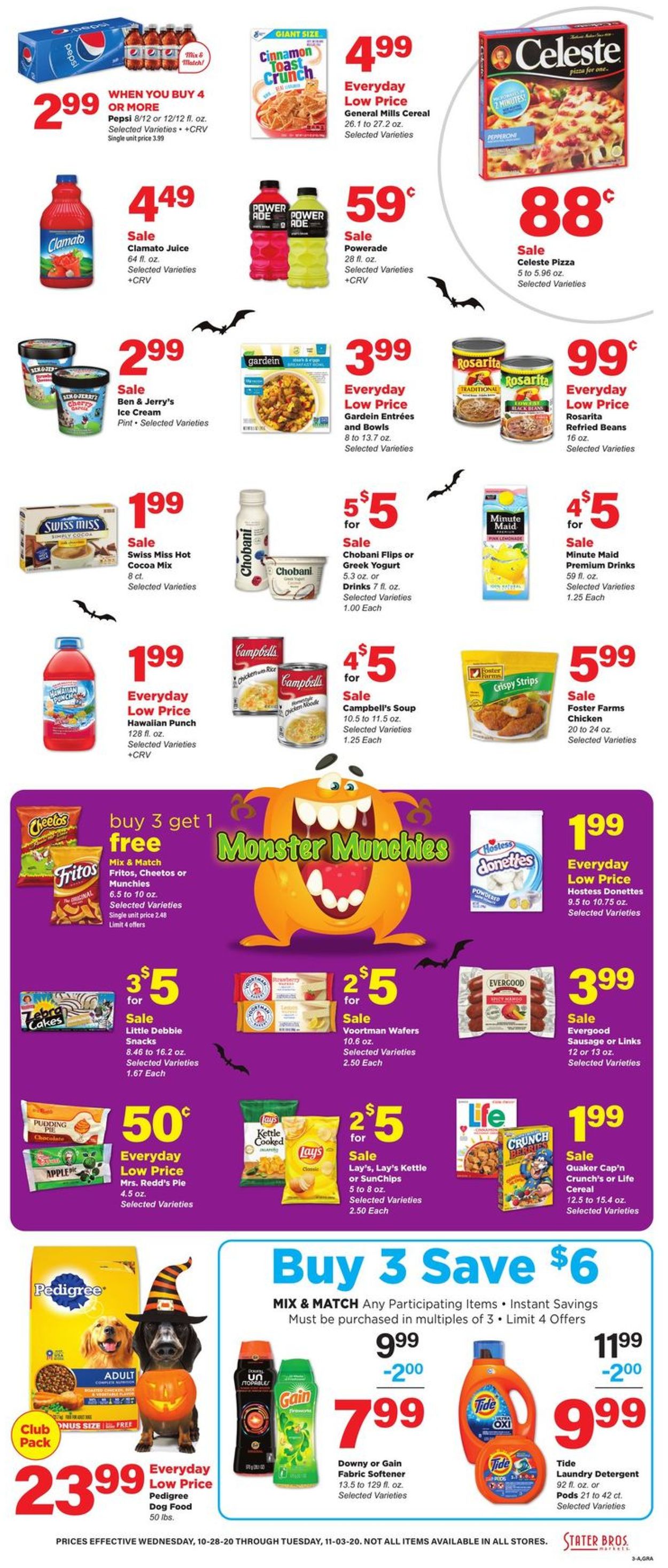 Stater Bros. Halloween 2020 Weekly Ad Circular - valid 10/28-11/03/2020 (Page 3)