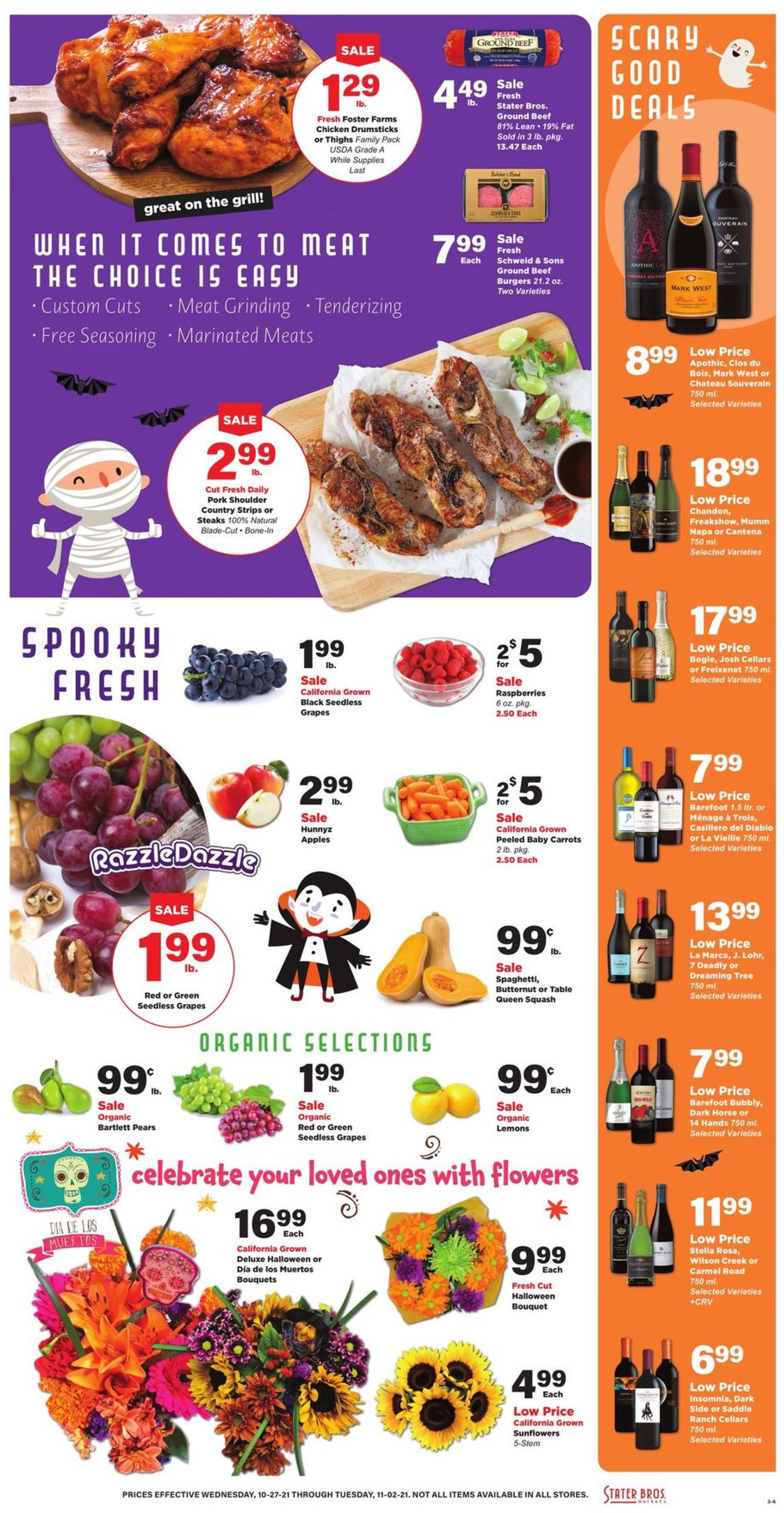 Stater Bros. HALLOWEEN 2021 Weekly Ad Circular - valid 10/27-11/02/2021 (Page 3)