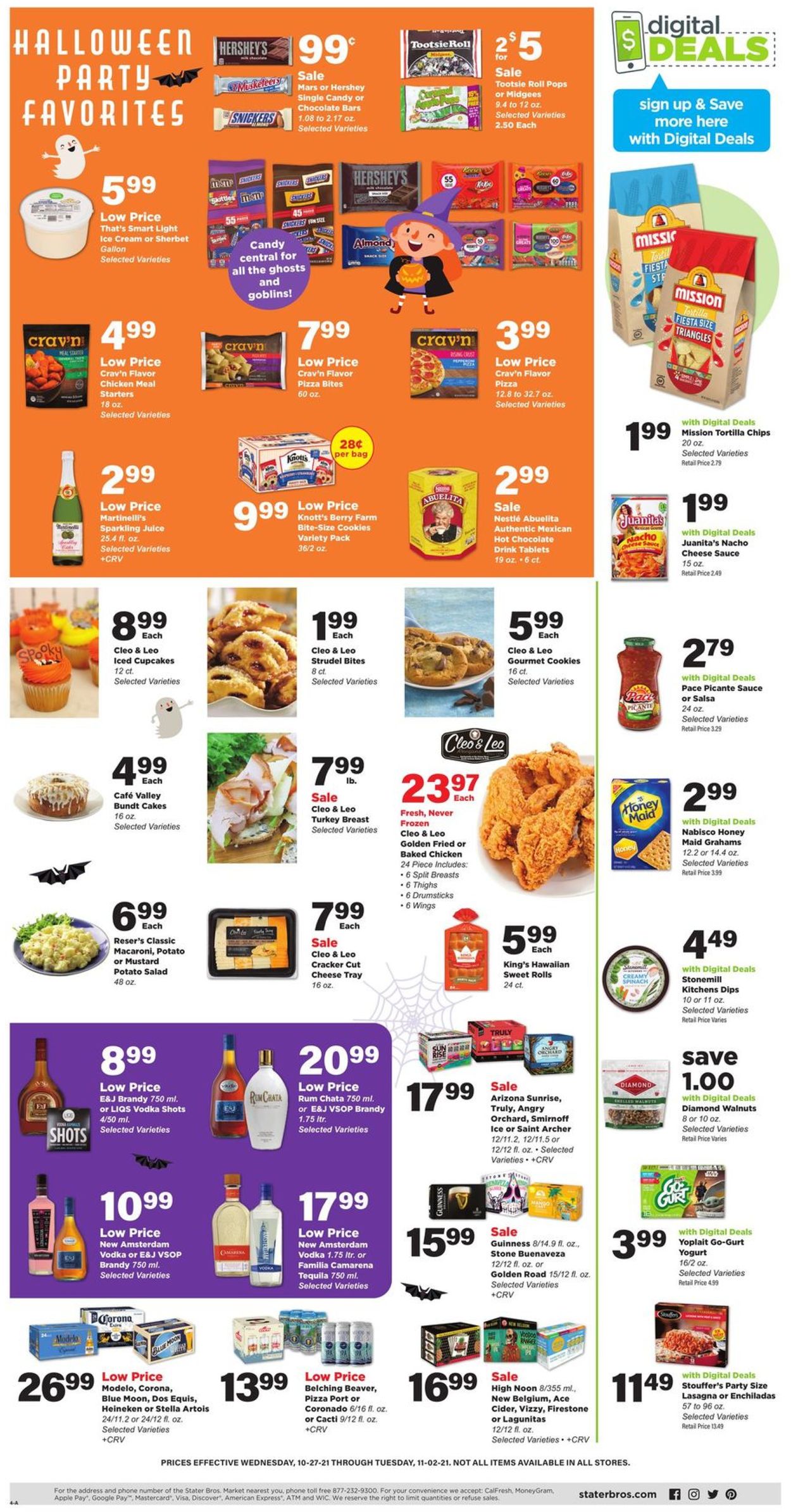 Stater Bros. HALLOWEEN 2021 Weekly Ad Circular - valid 10/27-11/02/2021 (Page 4)