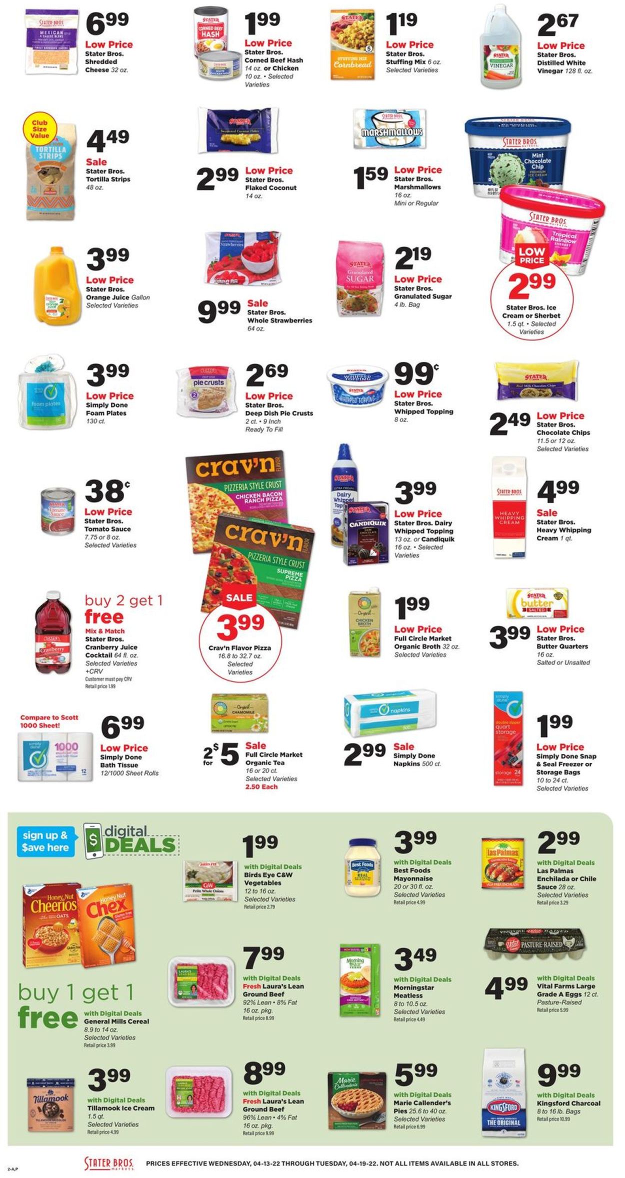 Stater Bros. EASTER 2022 Weekly Ad Circular - valid 04/13-04/19/2022 (Page 2)
