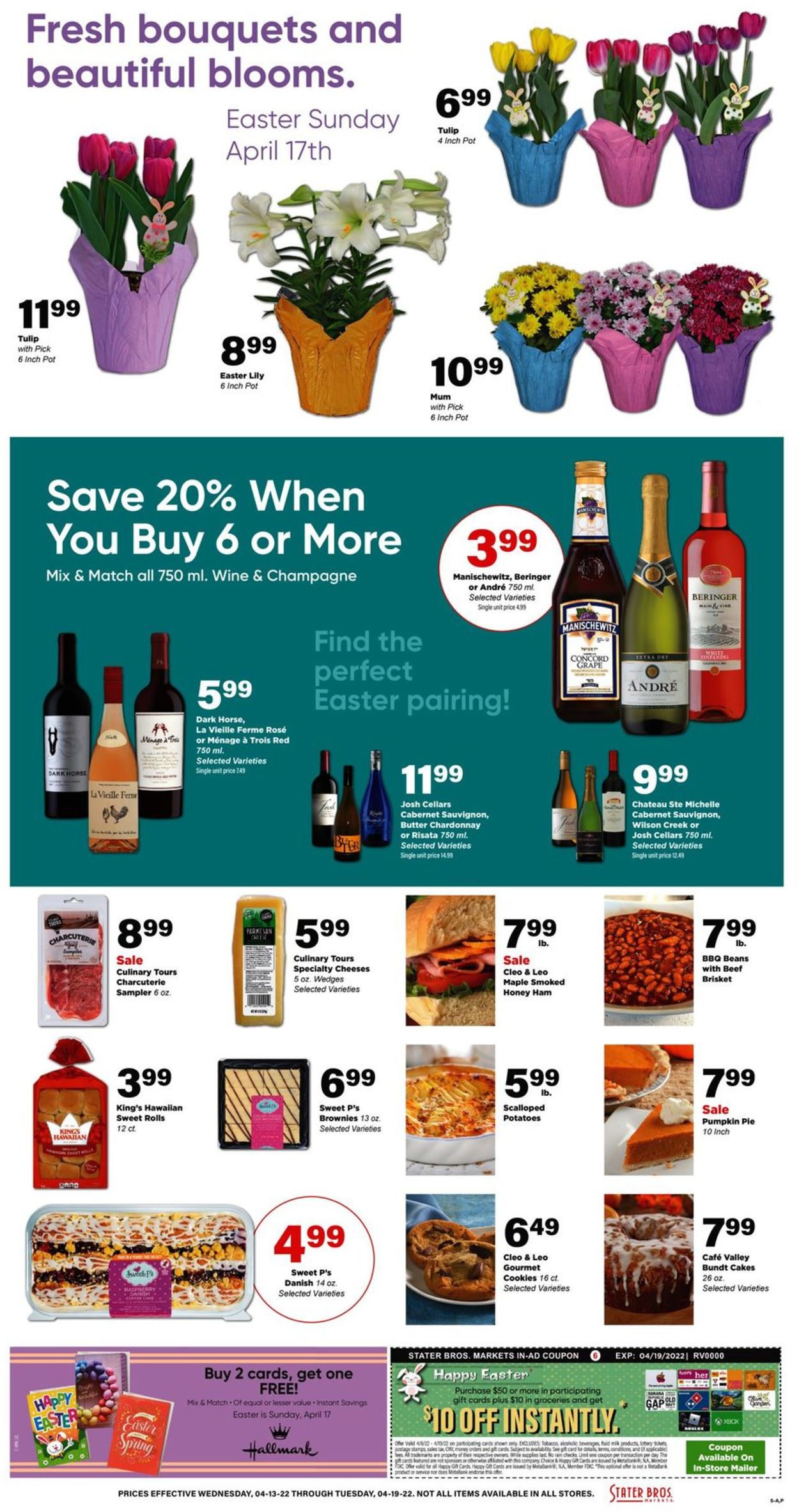 Stater Bros. EASTER 2022 Weekly Ad Circular - valid 04/13-04/19/2022 (Page 5)
