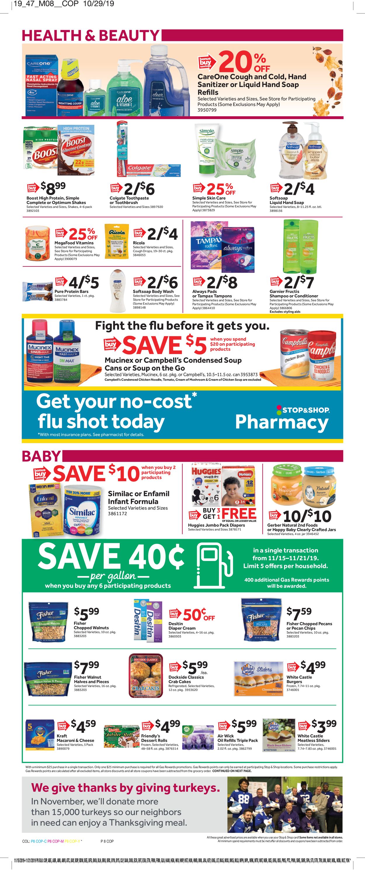 Stop and Shop Weekly Ad Circular - valid 11/15-11/21/2019 (Page 16)