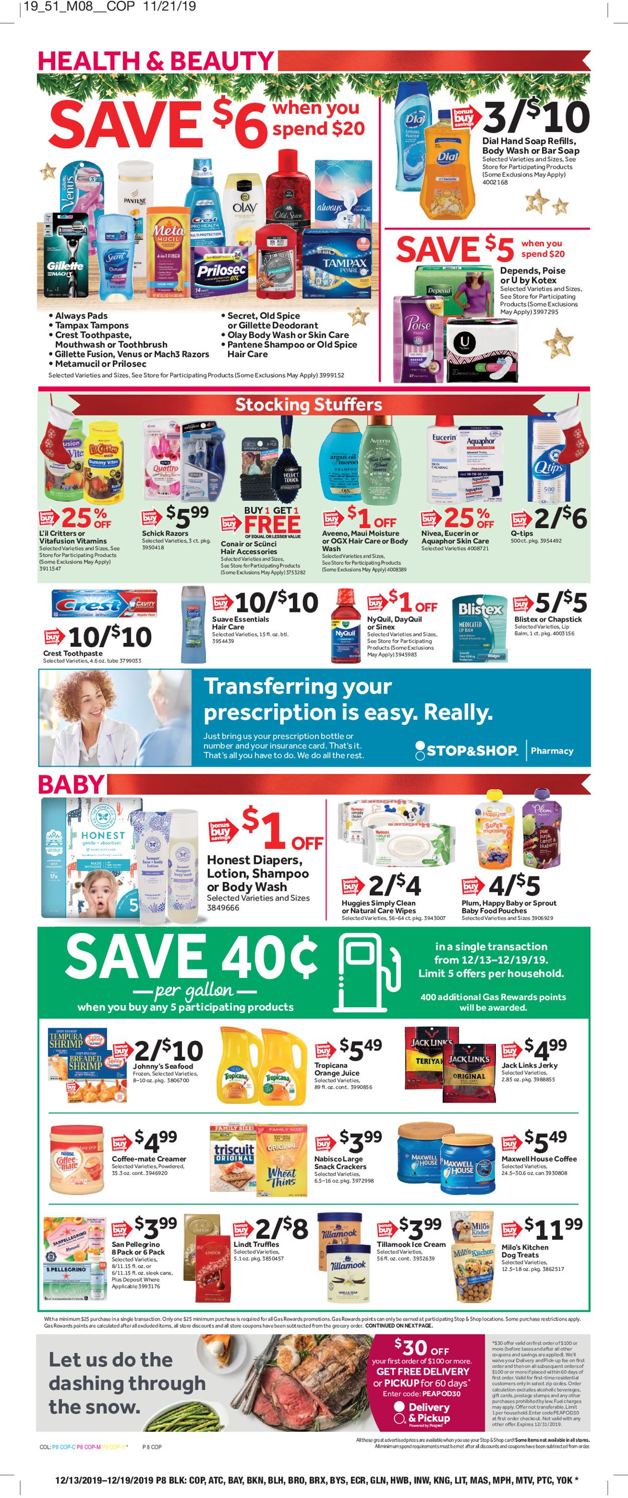 Stop and Shop - Holiday Ad 2019 Weekly Ad Circular - valid 12/13-12/19/2019 (Page 14)