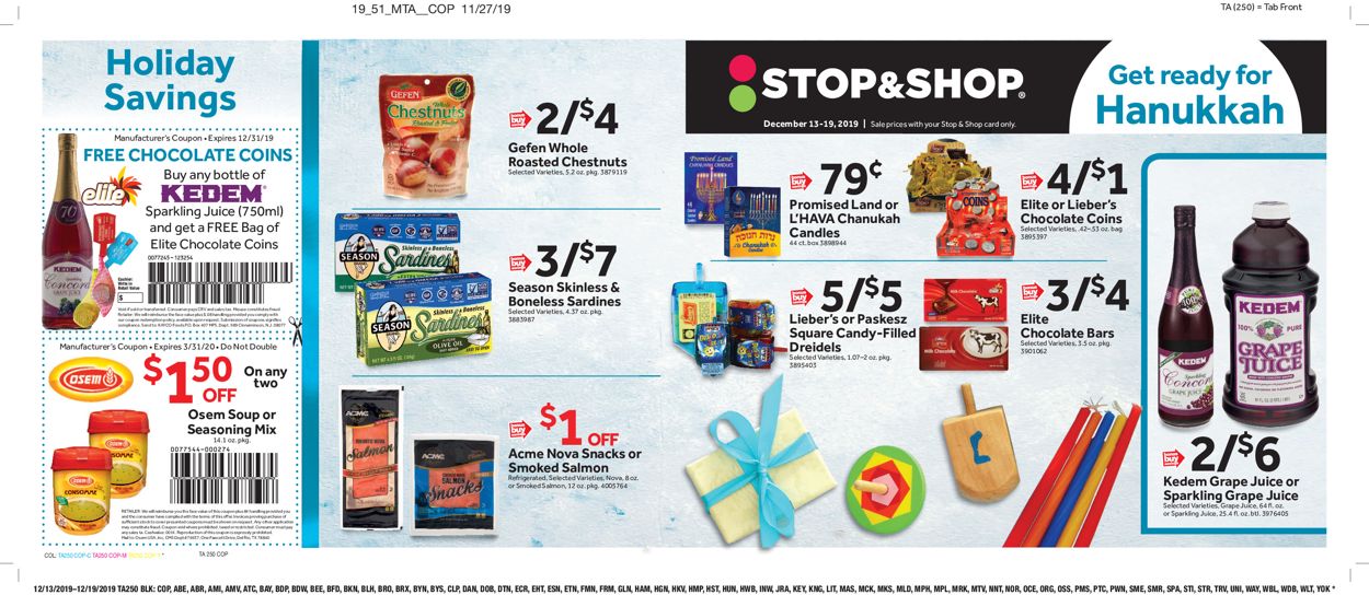 Stop and Shop - Holiday Ad 2019 Weekly Ad Circular - valid 12/13-12/19/2019 (Page 18)