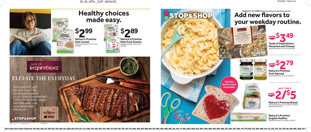 Stop and Shop Weekly Ad Circular - valid 08/21-08/27/2020 (Page 22)
