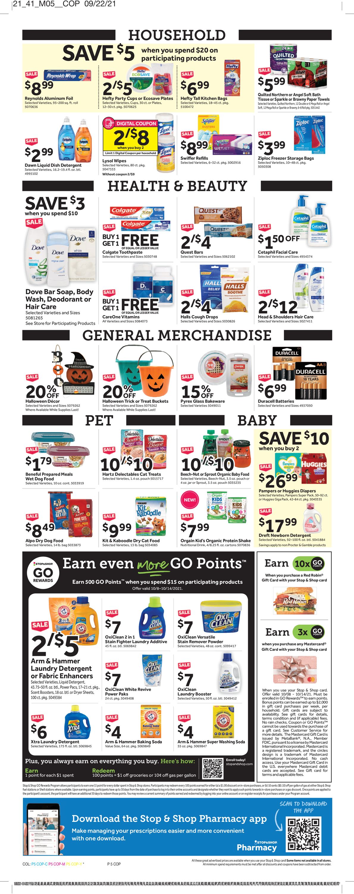 Stop and Shop Weekly Ad Circular - valid 10/08-10/14/2021 (Page 8)