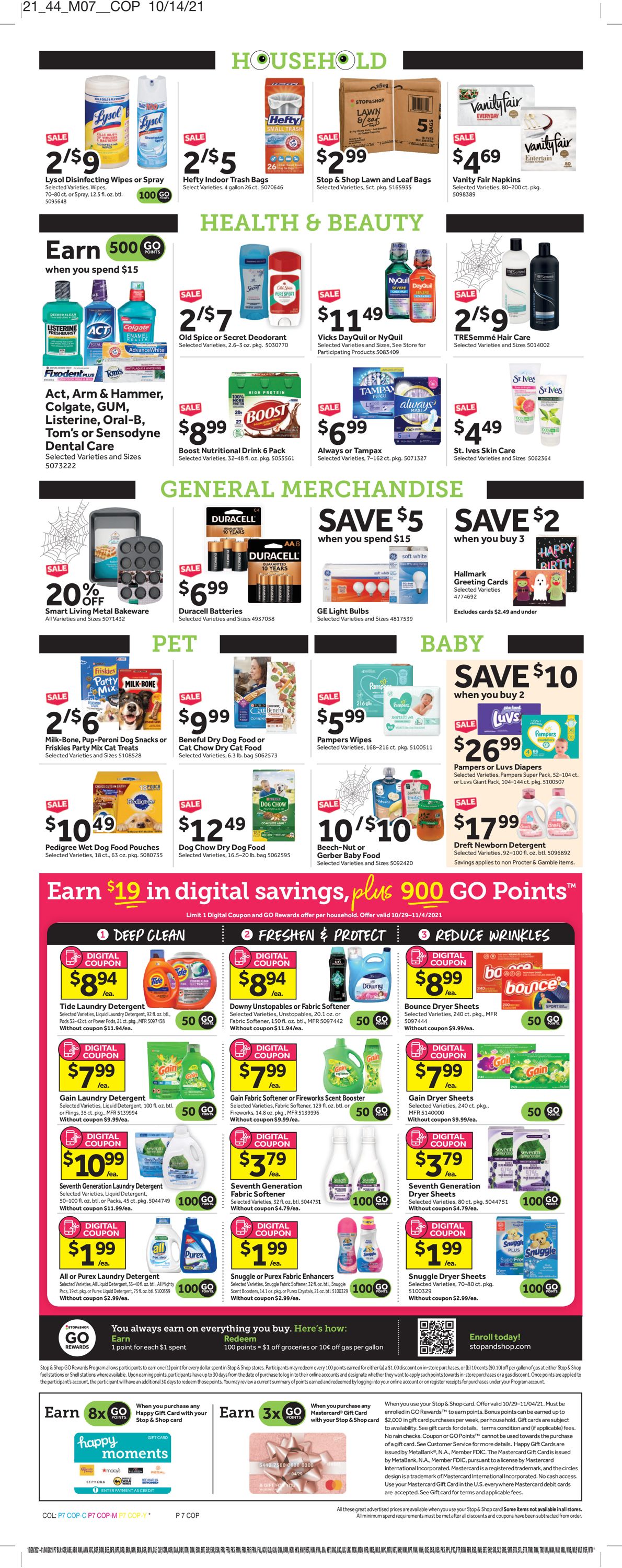 Stop and Shop Weekly Ad Circular - valid 10/29-11/04/2021 (Page 11)