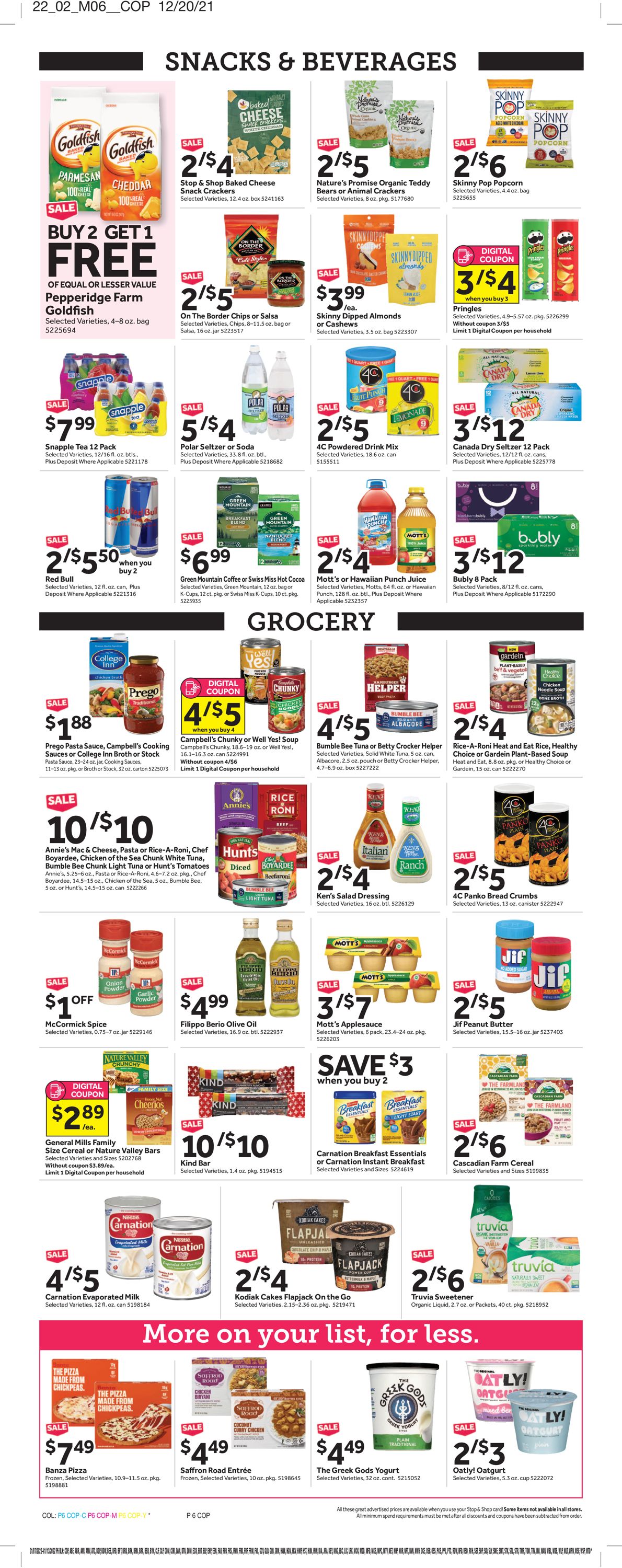 Stop and Shop Weekly Ad Circular - valid 01/07-01/13/2022 (Page 10)