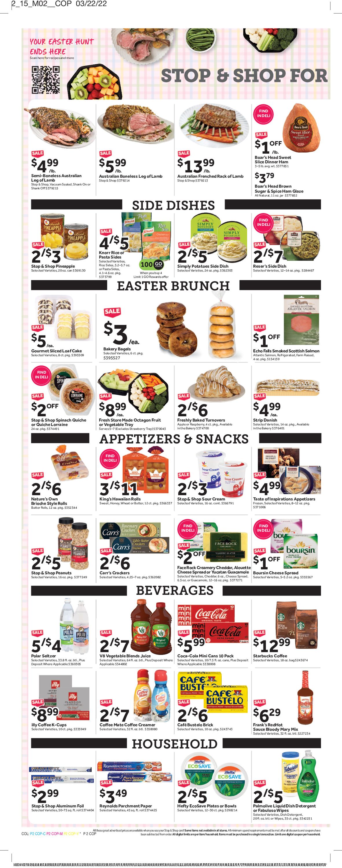 Stop and Shop EASTER 2022 Weekly Ad Circular - valid 04/08-04/14/2022 (Page 4)