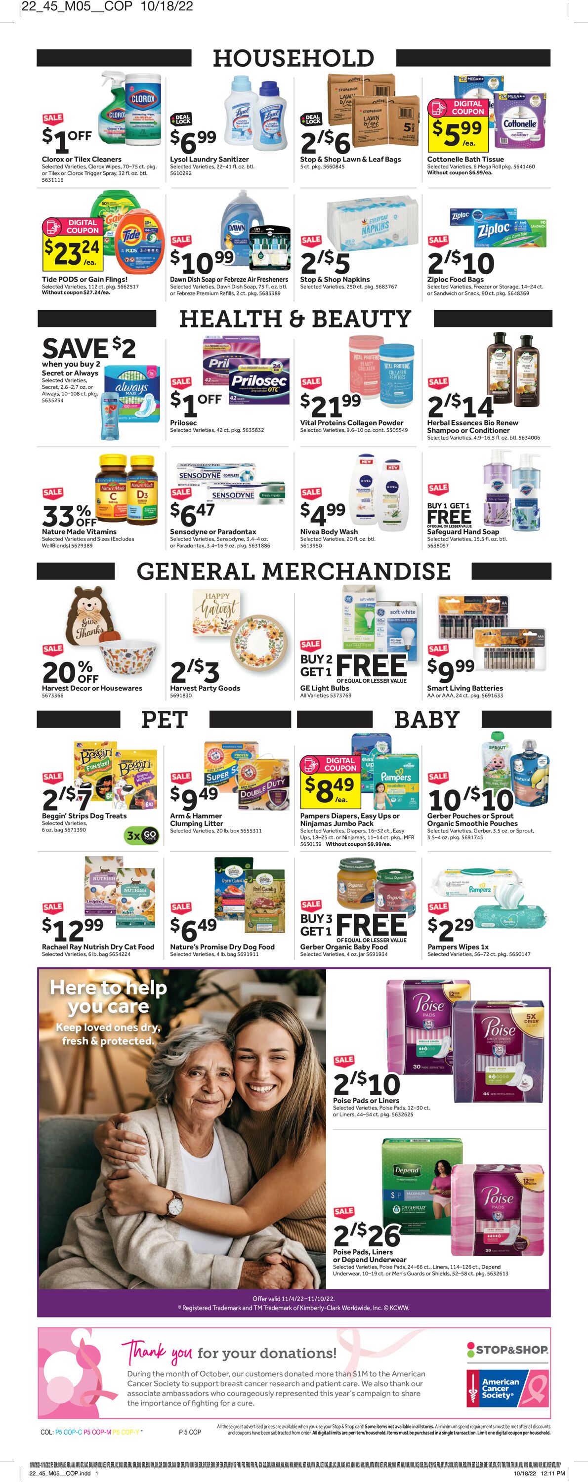 Stop and Shop Weekly Ad Circular - valid 11/04-11/10/2022 (Page 12)