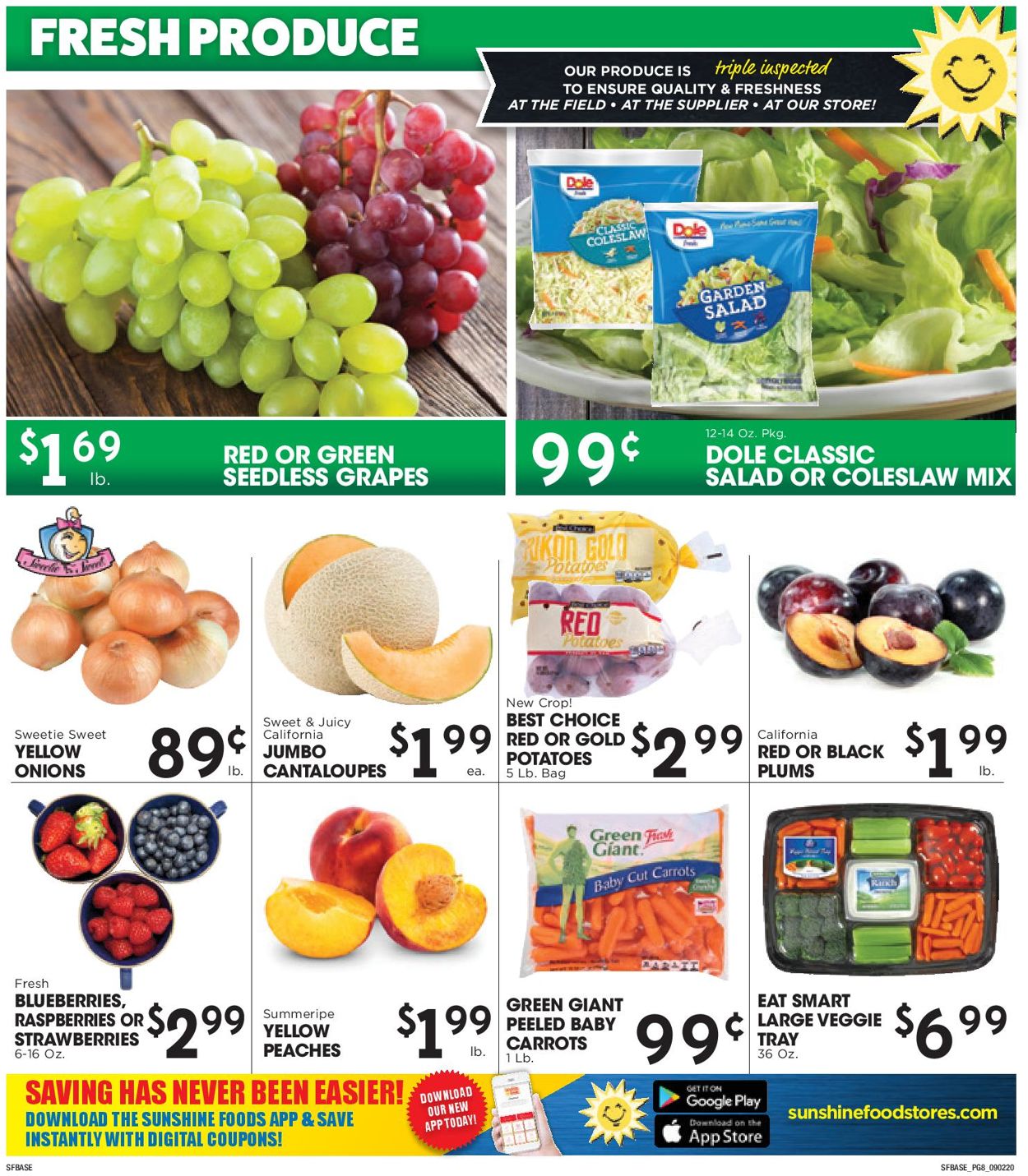 Sunshine Foods Weekly Ad Circular - valid 09/02-09/08/2020 (Page 8)
