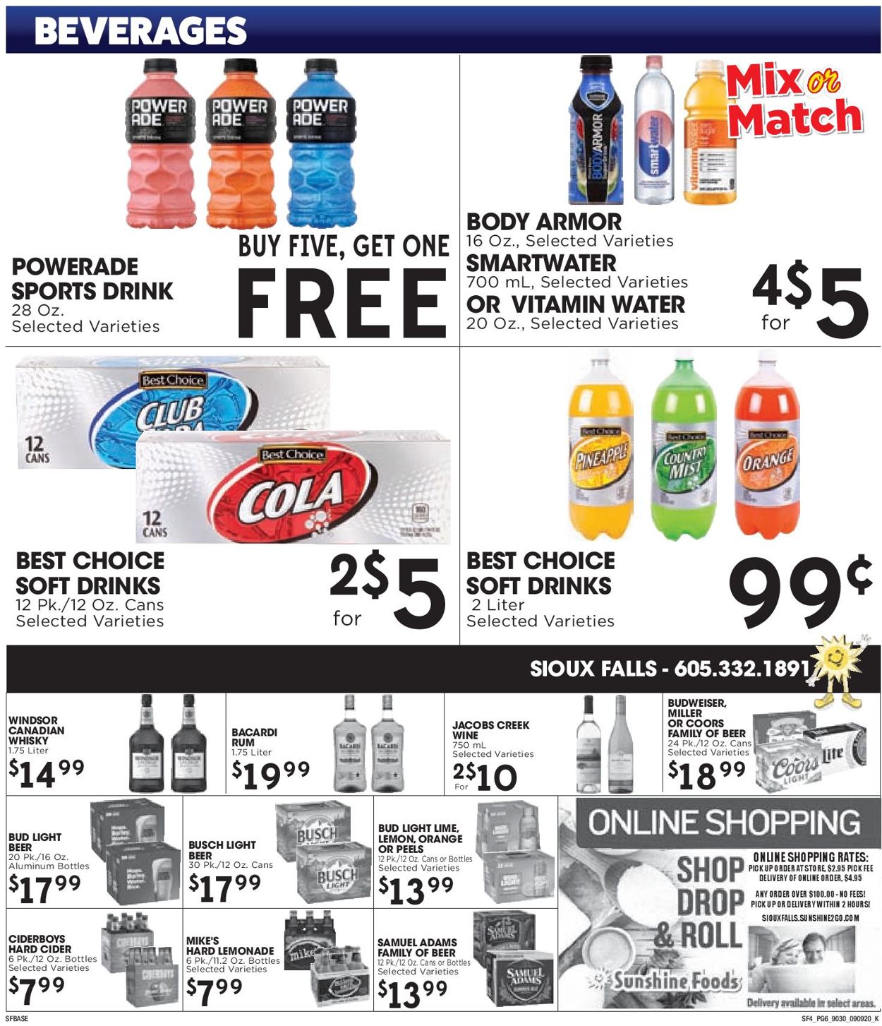 Sunshine Foods Weekly Ad Circular - valid 09/09-09/15/2020 (Page 6)