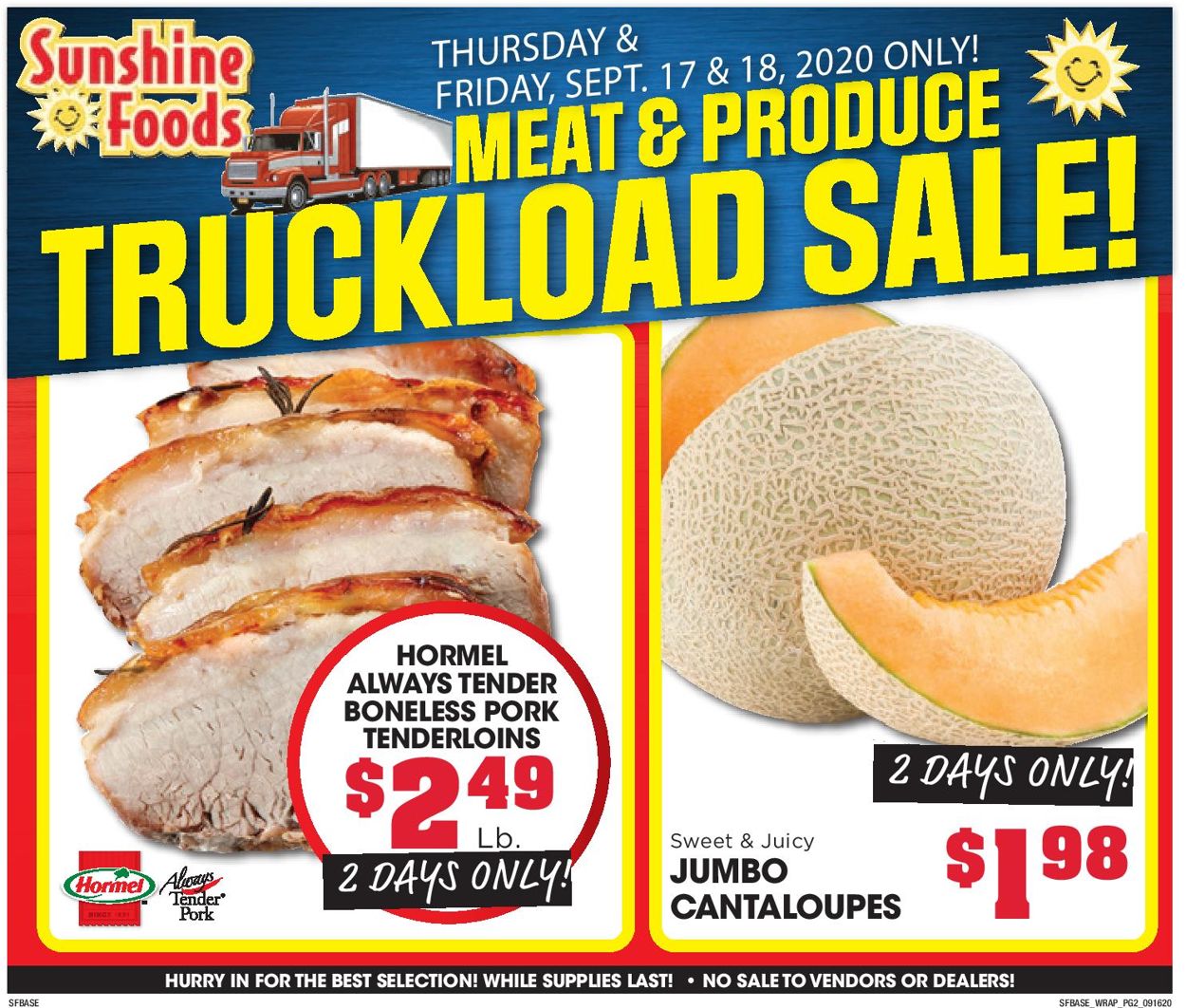 Sunshine Foods Weekly Ad Circular - valid 09/16-09/22/2020 (Page 10)