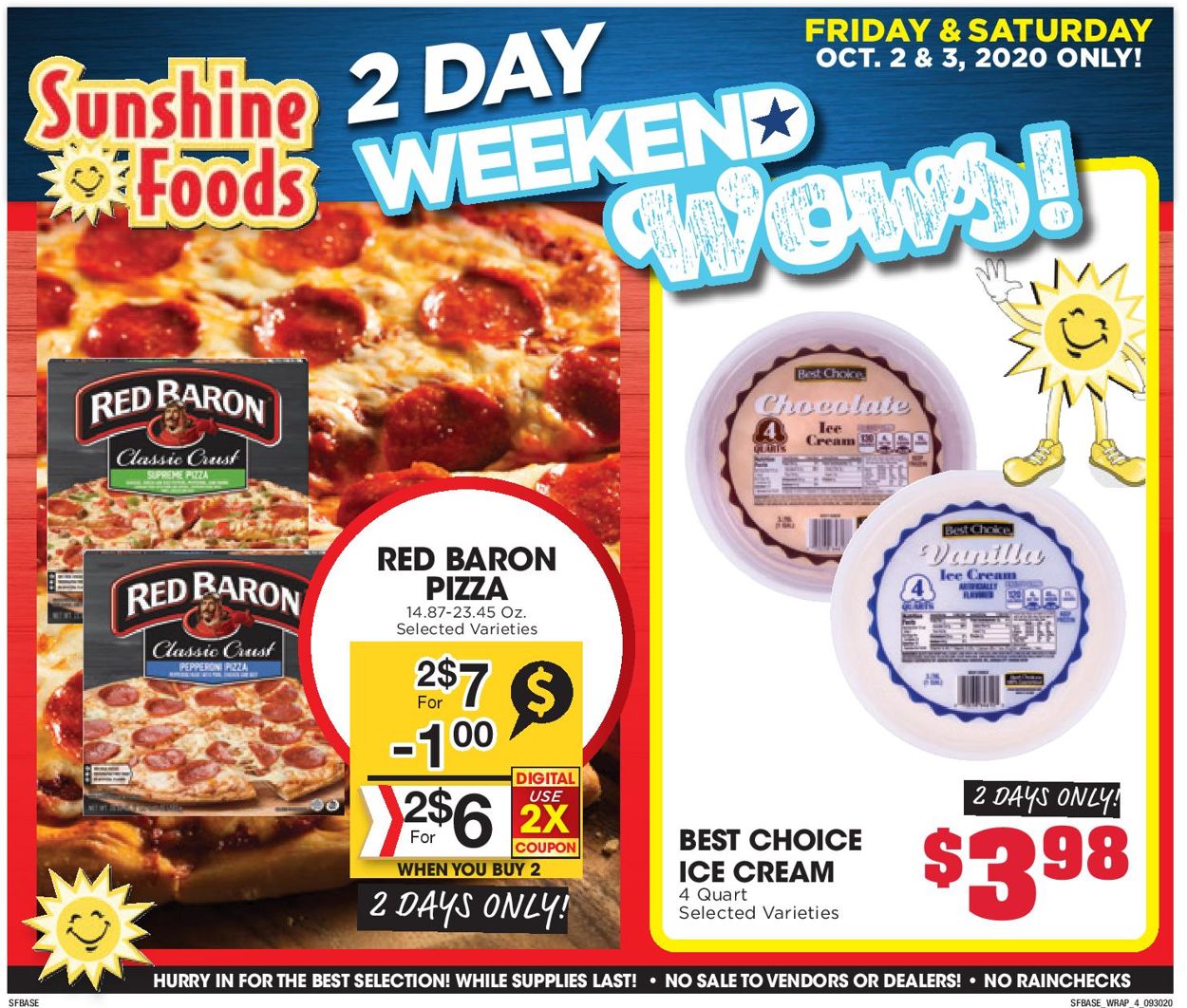 Sunshine Foods Weekly Ad Circular - valid 09/30-10/06/2020 (Page 12)