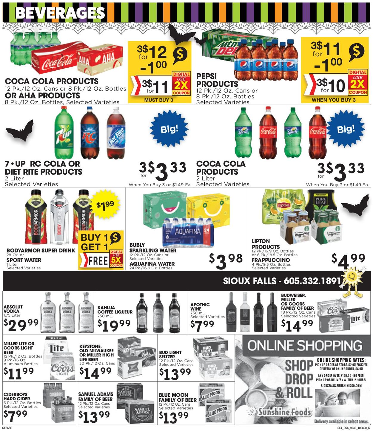 Sunshine Foods Weekly Ad Circular - valid 10/28-11/03/2020 (Page 6)