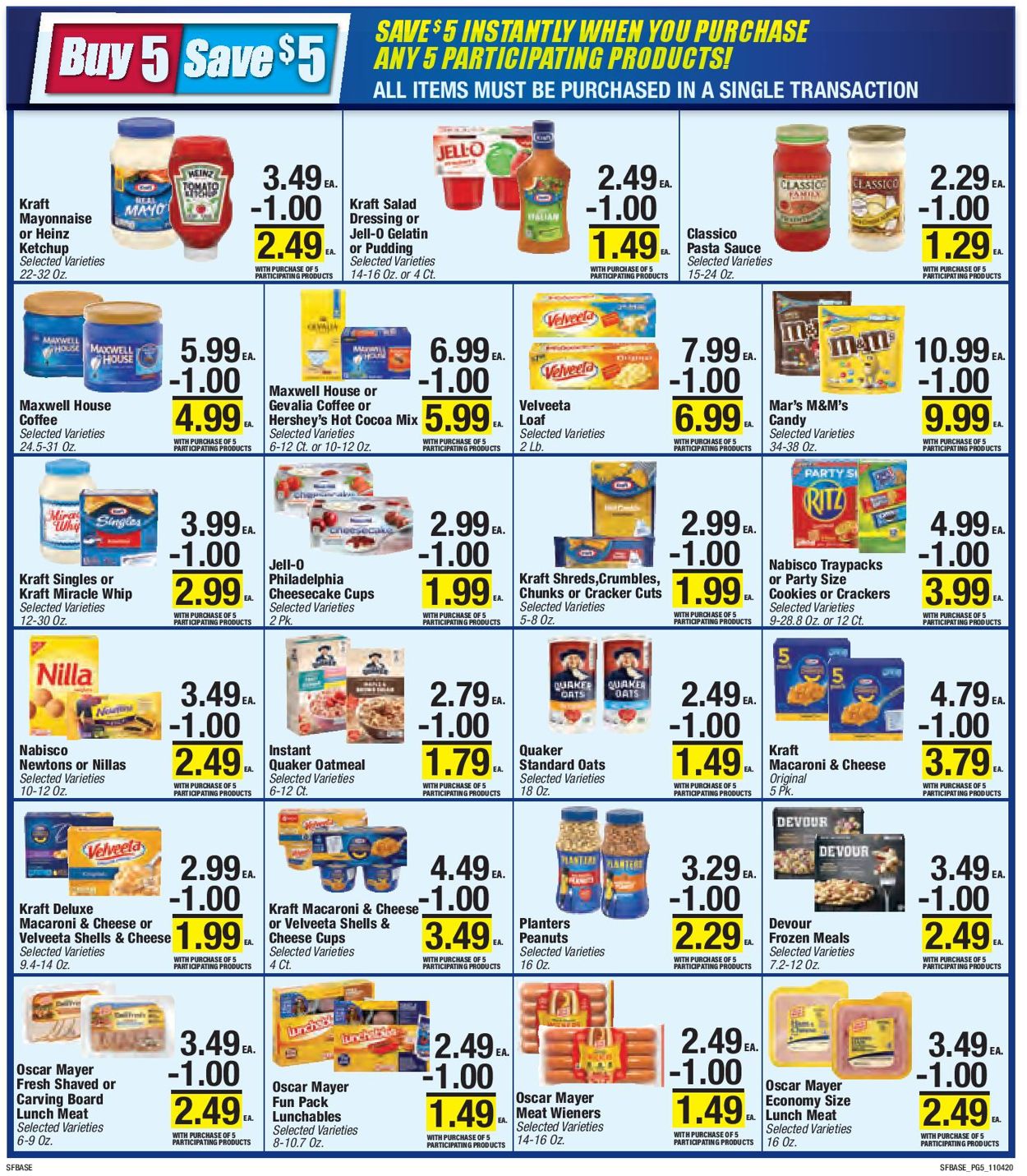 Sunshine Foods Weekly Ad Circular - valid 11/04-11/10/2020 (Page 5)