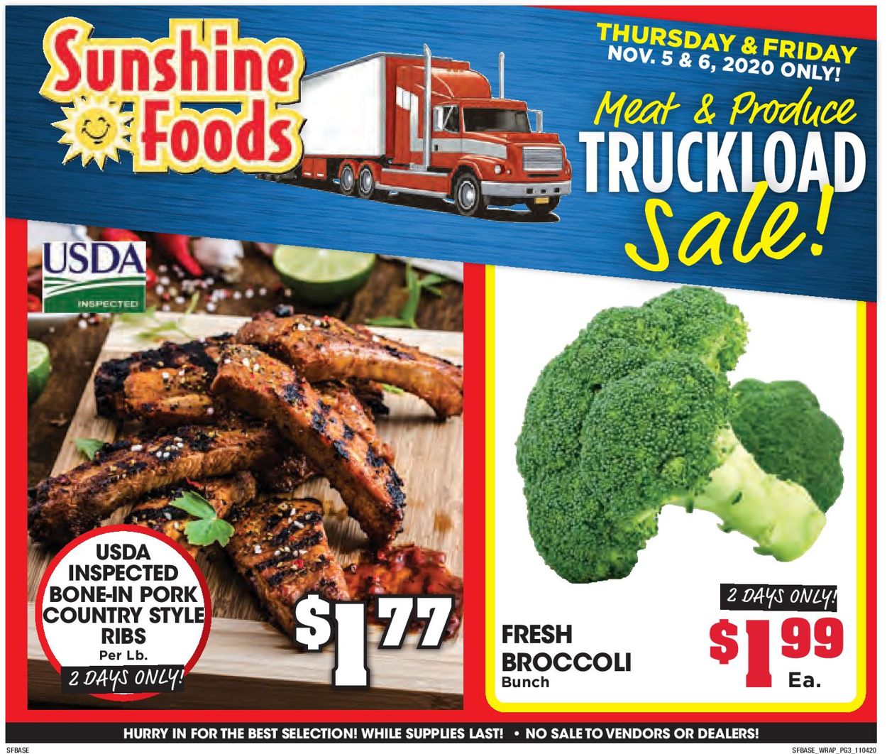 Sunshine Foods Weekly Ad Circular - valid 11/04-11/10/2020 (Page 11)