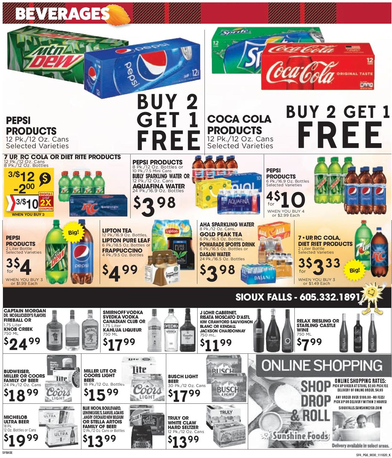 Sunshine Foods Thanksgiving ad 2020 Weekly Ad Circular - valid 11/18-11/26/2020 (Page 6)