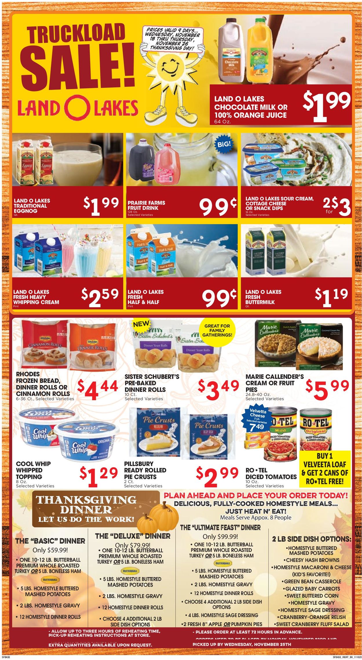 Sunshine Foods Thanksgiving ad 2020 Weekly Ad Circular - valid 11/18-11/26/2020 (Page 9)