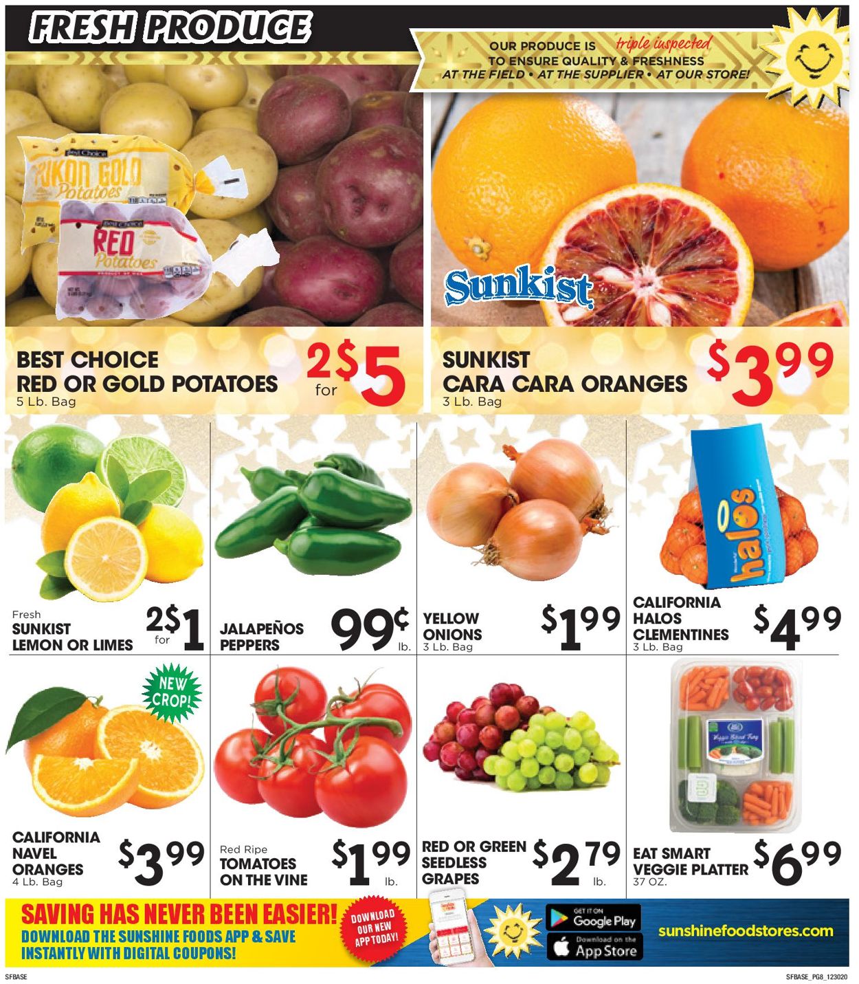 Sunshine Foods Weekly Ad Circular - valid 12/30-01/05/2021 (Page 8)