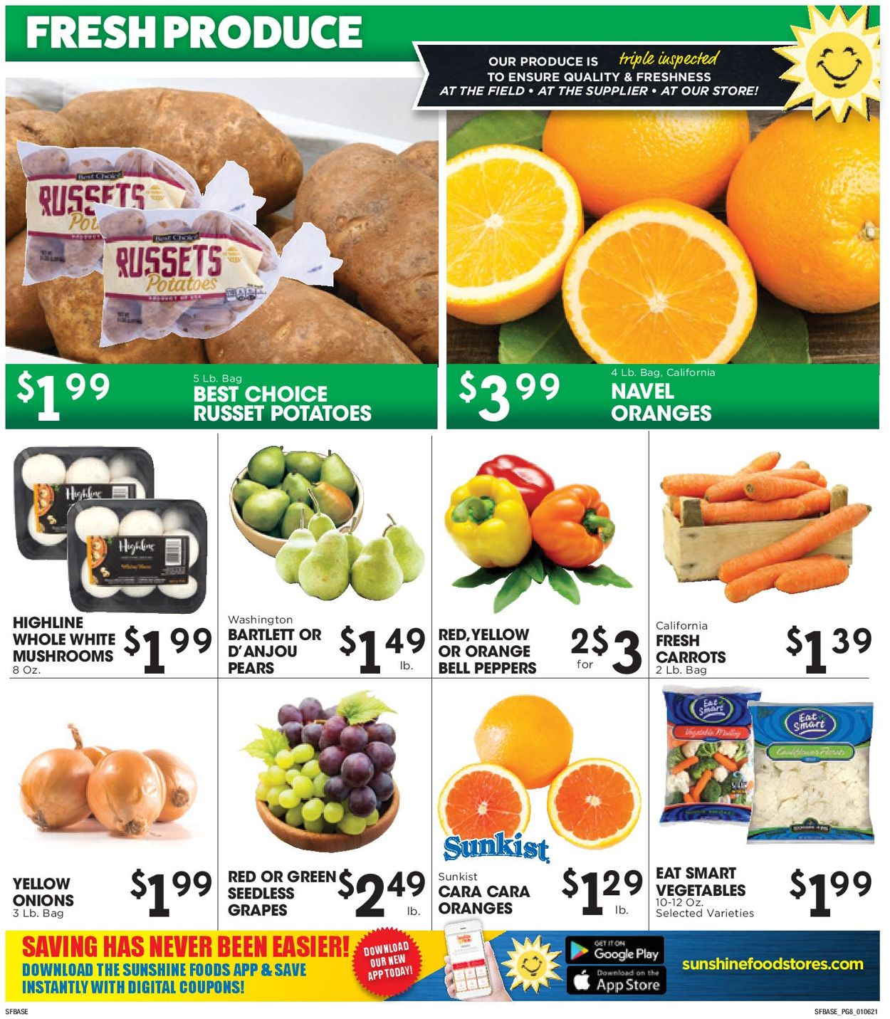 Sunshine Foods Weekly Ad Circular - valid 01/06-01/12/2021 (Page 8)