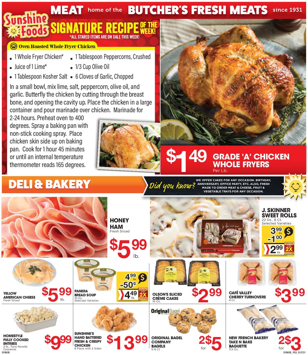 Sunshine Foods Weekly Ad Circular - valid 01/27-02/02/2021 (Page 3)