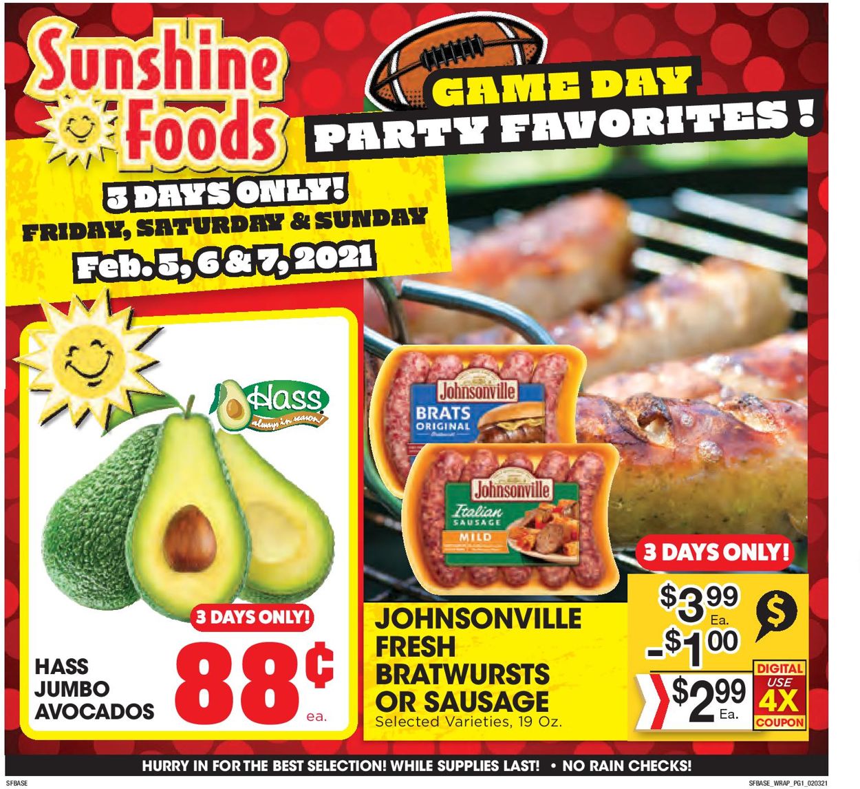 Sunshine Foods Weekly Ad Circular - valid 02/03-02/09/2021 (Page 8)