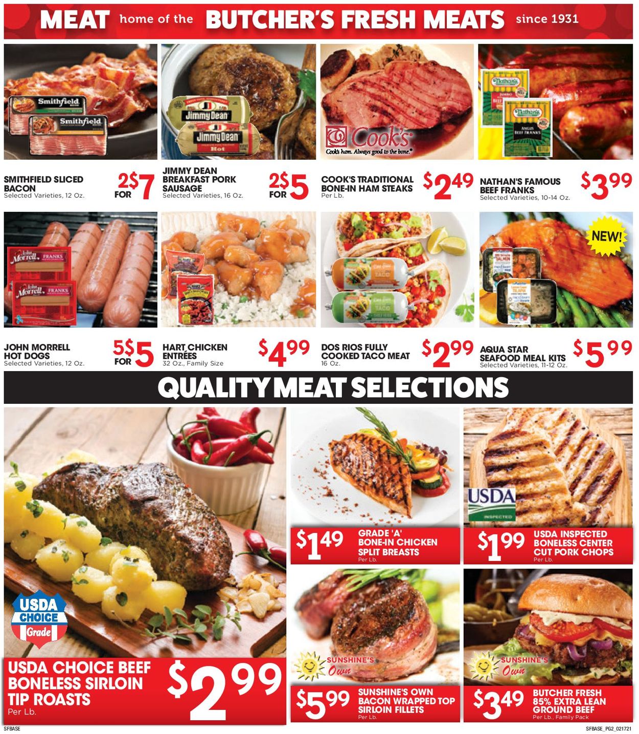Sunshine Foods Weekly Ad Circular - valid 02/17-02/23/2021 (Page 2)