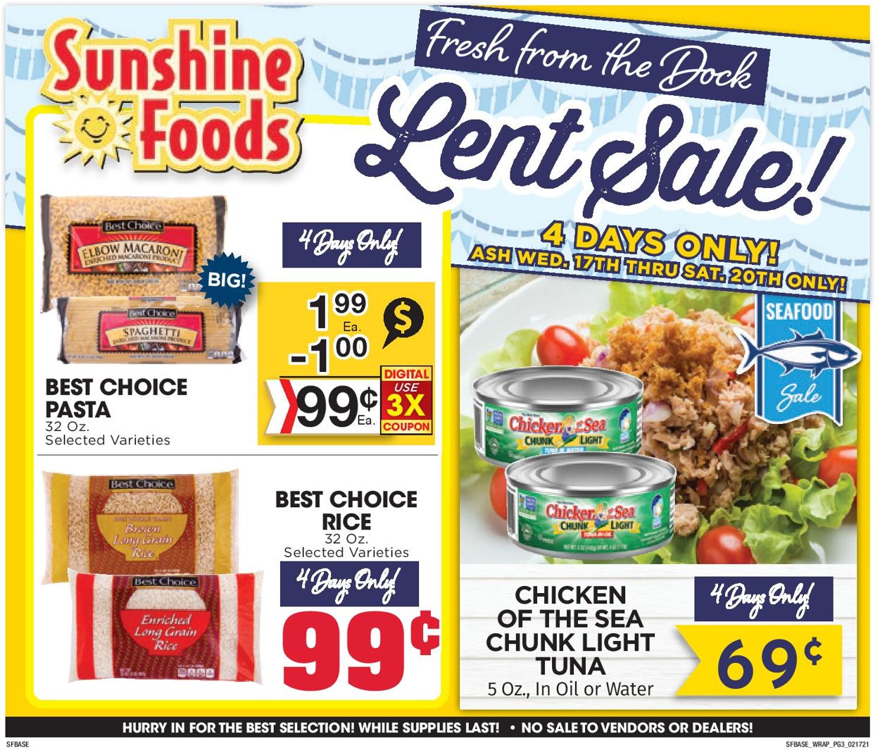 Sunshine Foods Weekly Ad Circular - valid 02/17-02/23/2021 (Page 11)