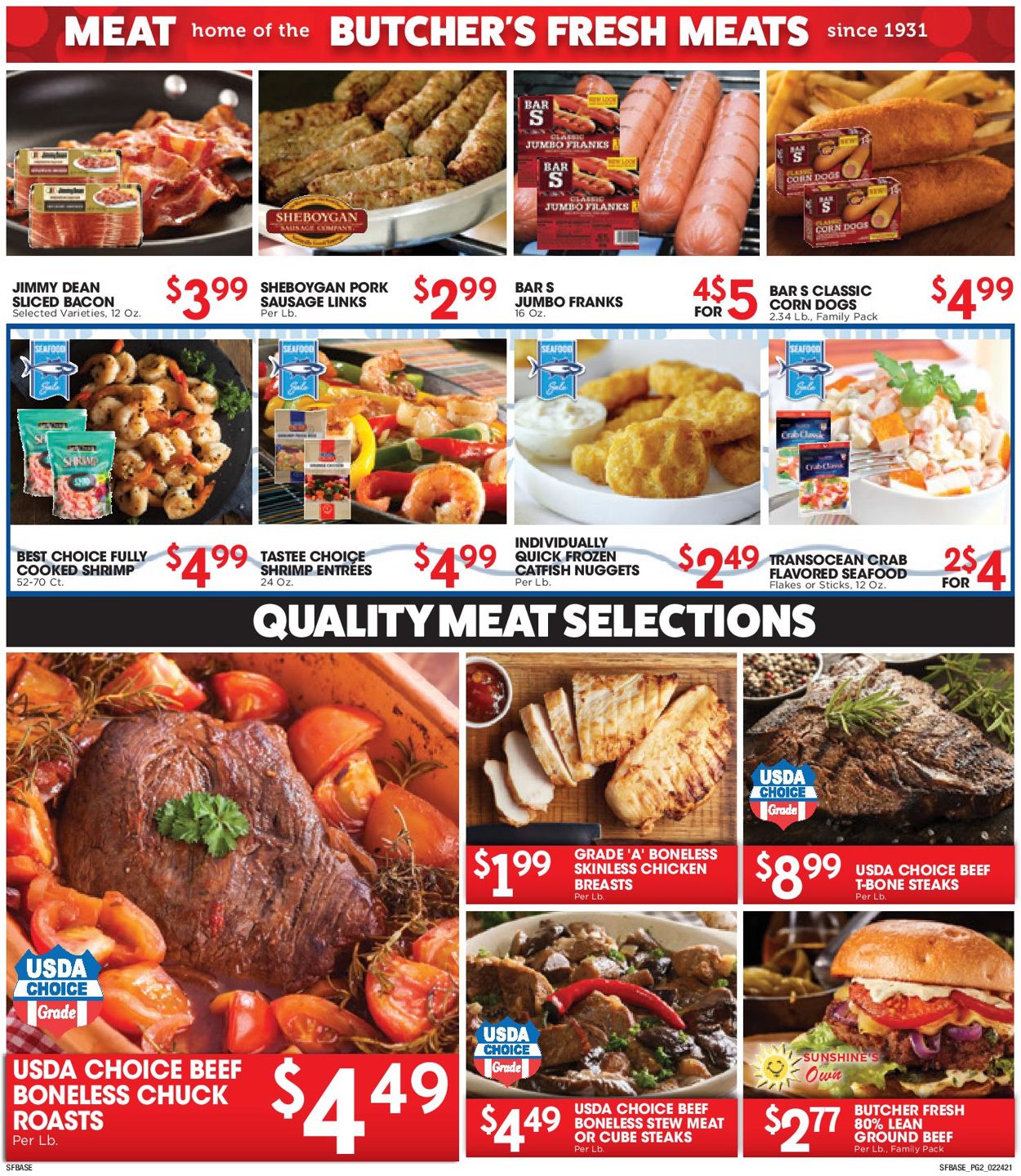 Sunshine Foods Weekly Ad Circular - valid 02/24-03/02/2021 (Page 2)