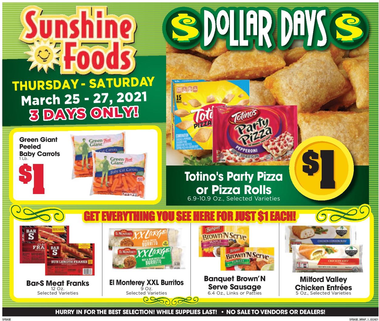Sunshine Foods Weekly Ad Circular - valid 03/24-03/30/2021 (Page 9)