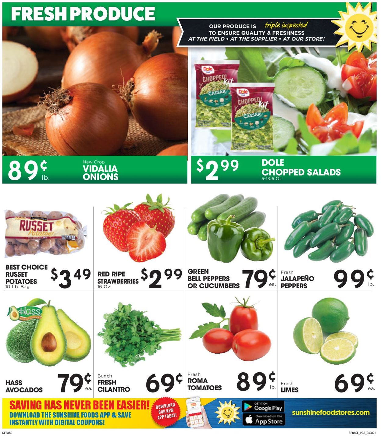 Sunshine Foods Weekly Ad Circular - valid 04/28-05/04/2021 (Page 8)
