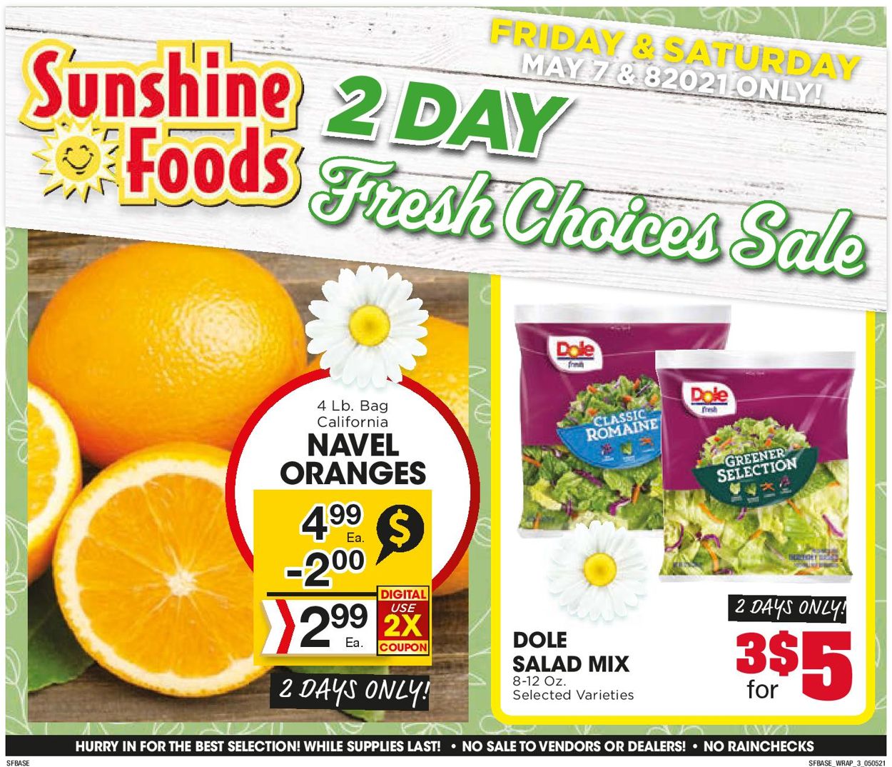 Sunshine Foods Weekly Ad Circular - valid 05/05-05/11/2021 (Page 11)