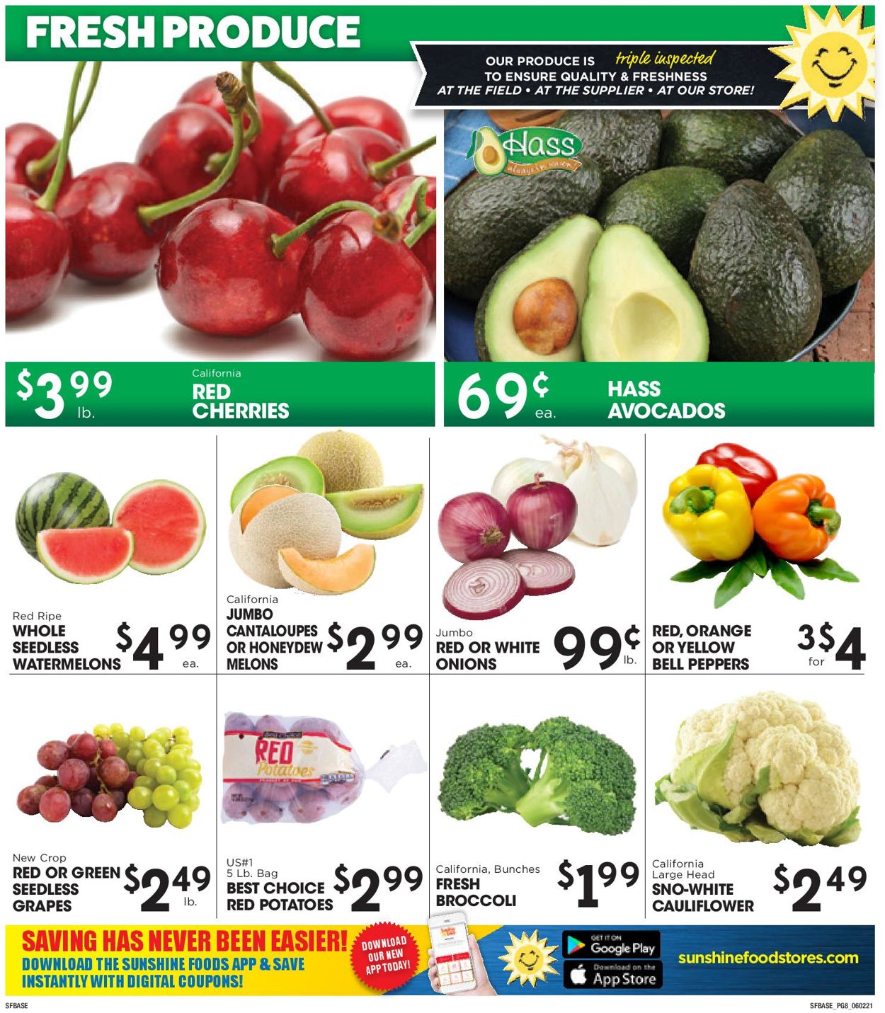 Sunshine Foods Weekly Ad Circular - valid 06/02-06/08/2021 (Page 8)