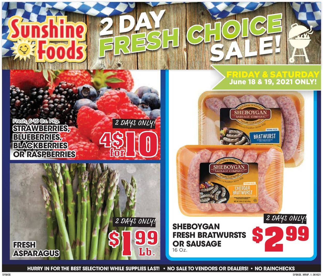 Sunshine Foods Weekly Ad Circular - valid 06/16-06/22/2021 (Page 9)