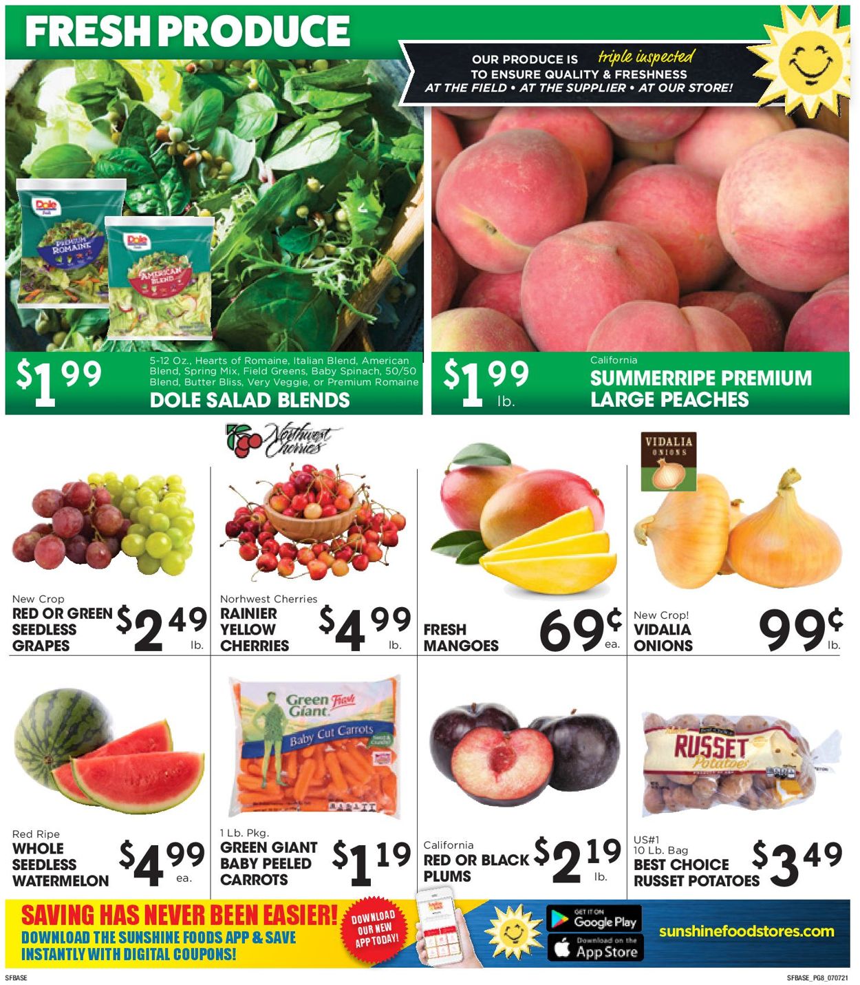 Sunshine Foods Weekly Ad Circular - valid 07/07-07/13/2021 (Page 8)