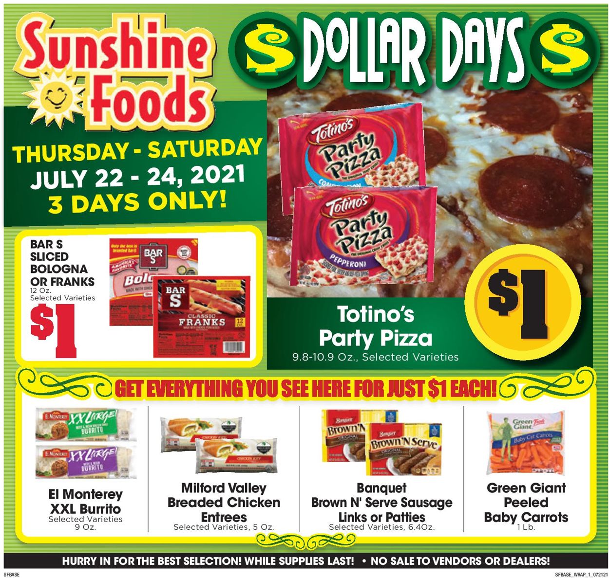 Sunshine Foods Weekly Ad Circular - valid 07/21-07/27/2021 (Page 9)