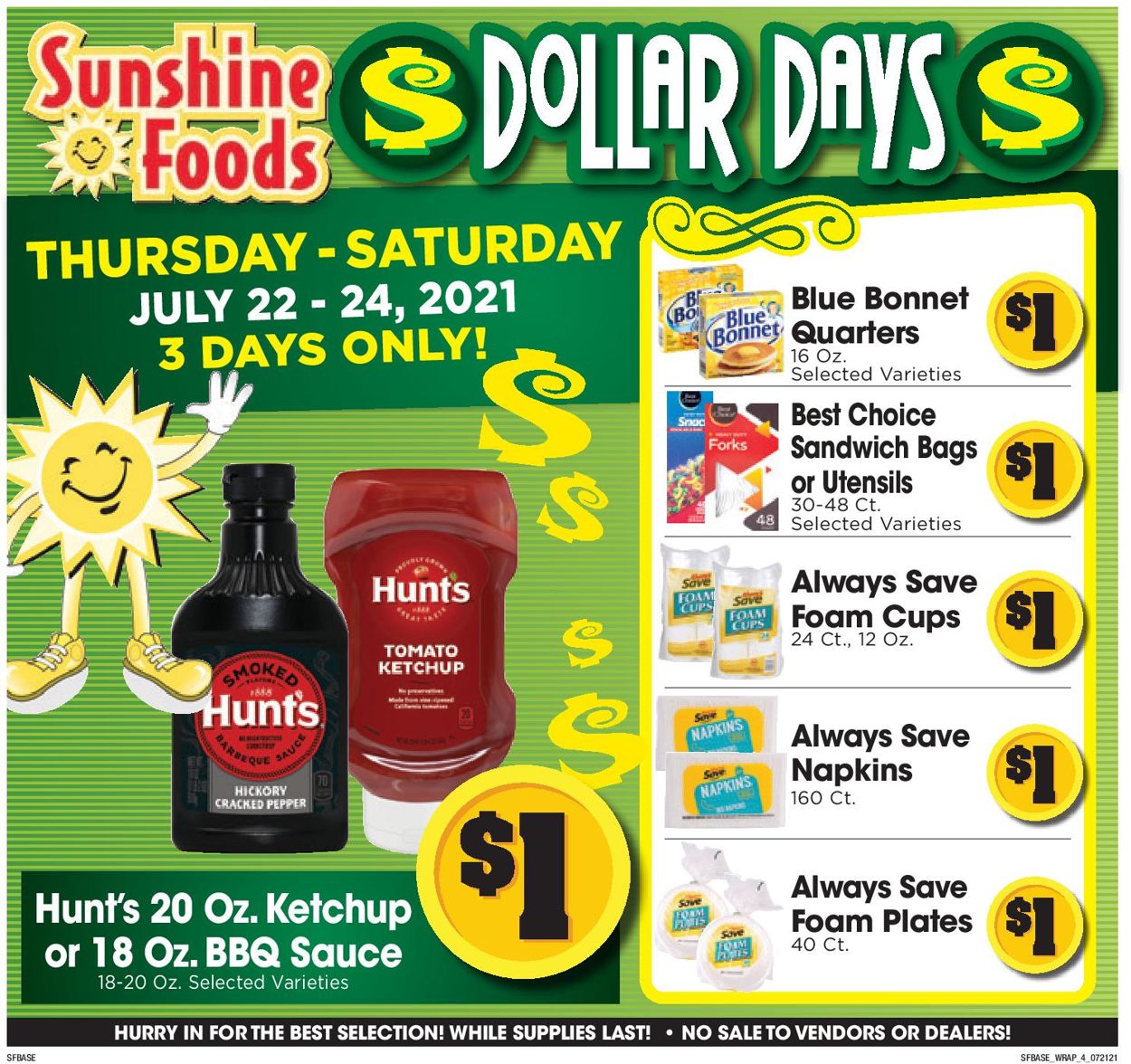 Sunshine Foods Weekly Ad Circular - valid 07/21-07/27/2021 (Page 12)