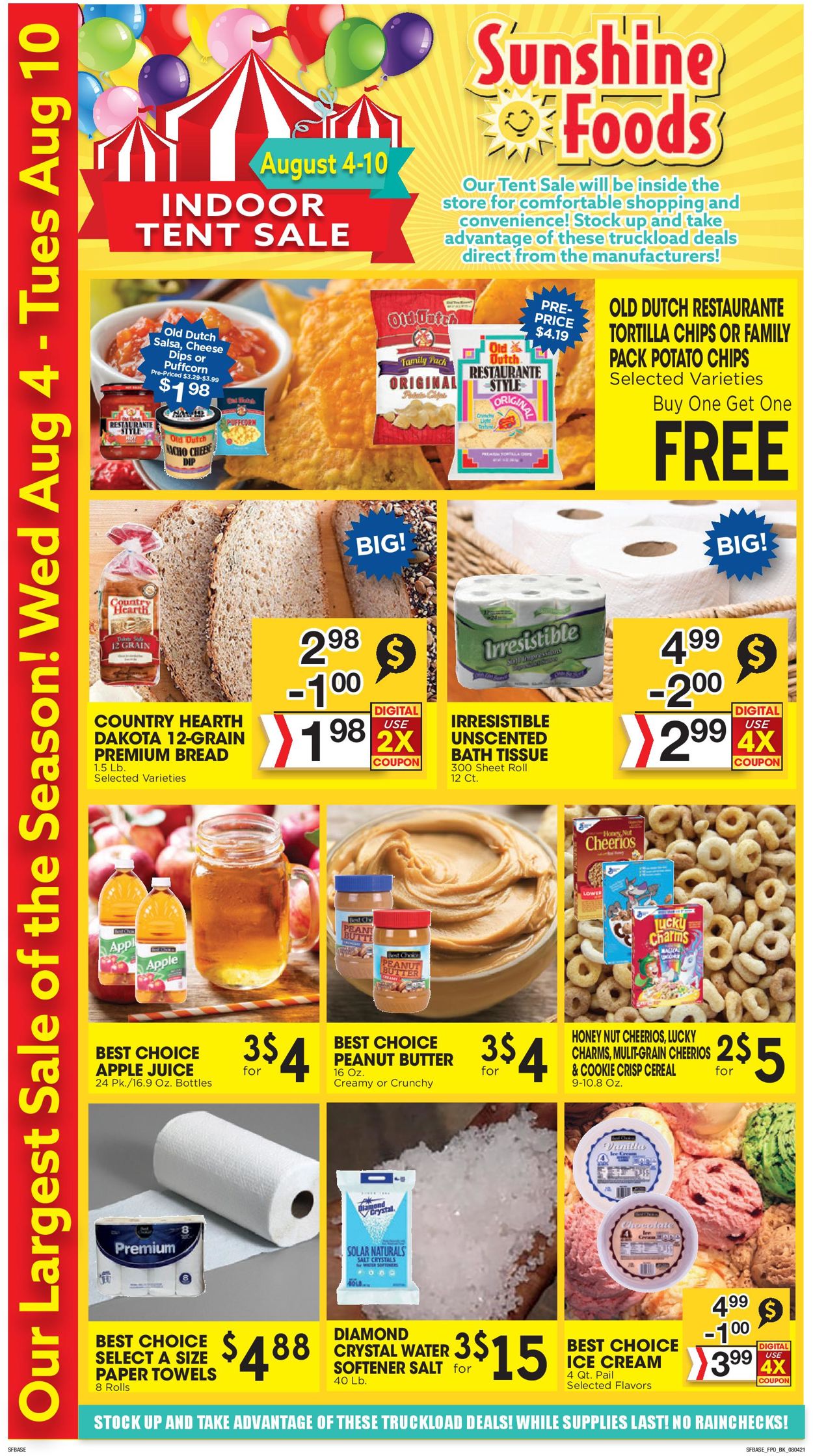 Sunshine Foods Weekly Ad Circular - valid 08/04-08/10/2021 (Page 11)