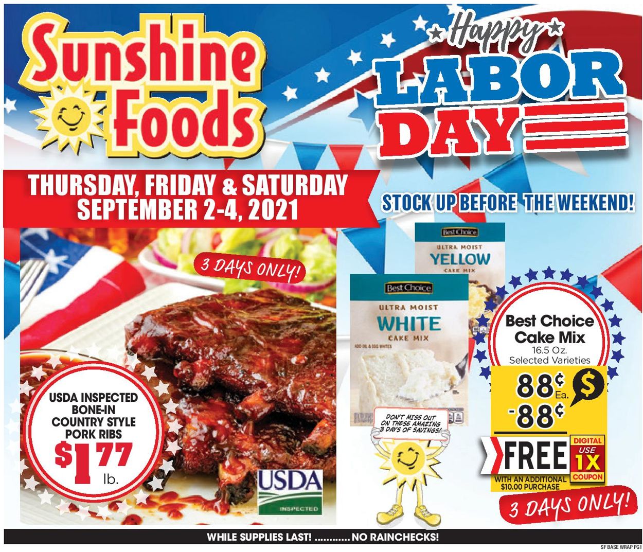 Sunshine Foods Weekly Ad Circular - valid 09/01-09/07/2021 (Page 9)