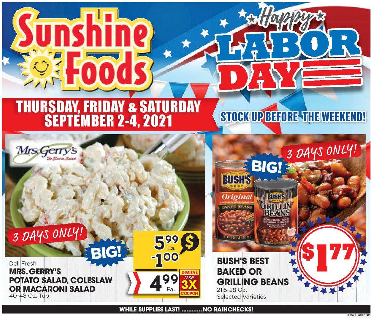 Sunshine Foods Weekly Ad Circular - valid 09/01-09/07/2021 (Page 11)