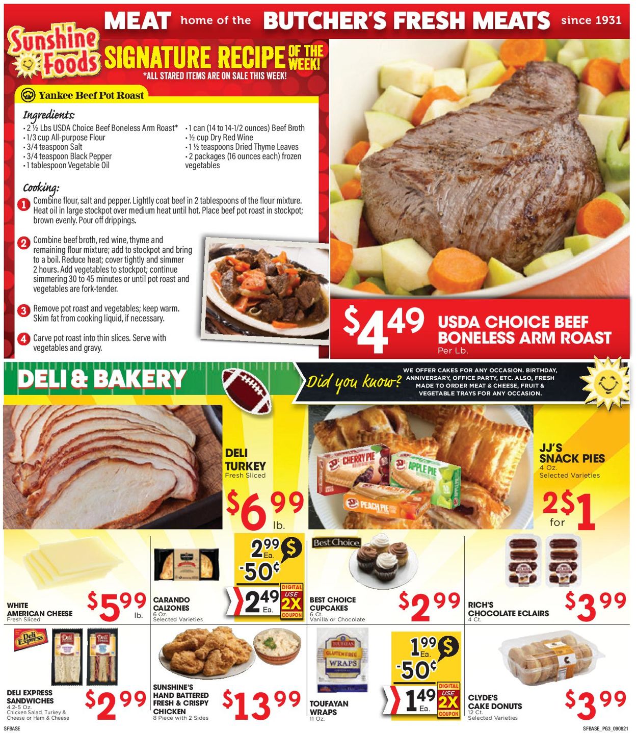 Sunshine Foods Weekly Ad Circular - valid 09/08-09/14/2021 (Page 3)