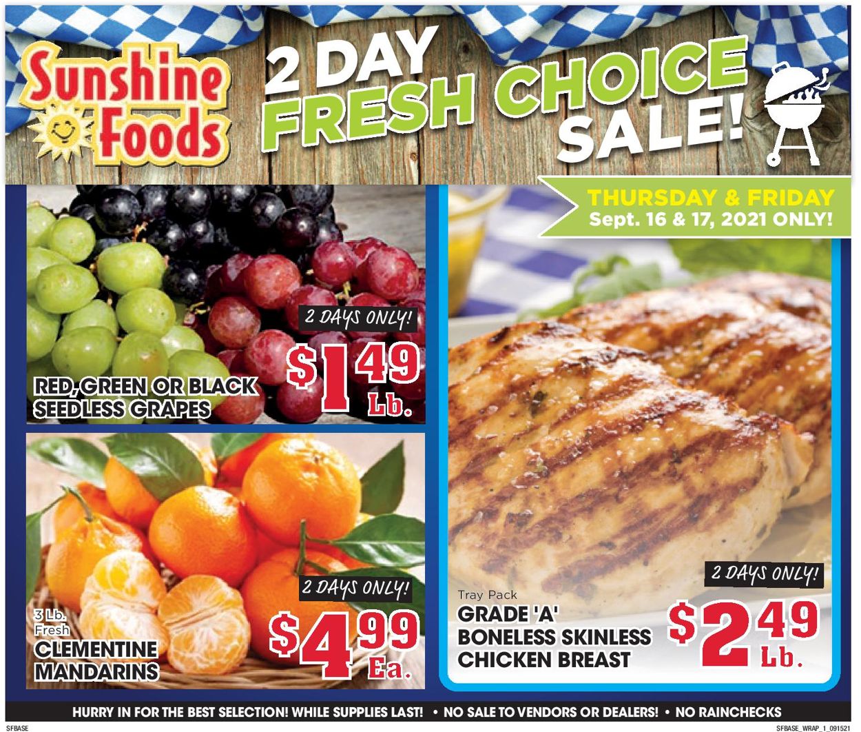 Sunshine Foods Weekly Ad Circular - valid 09/15-09/21/2021 (Page 9)