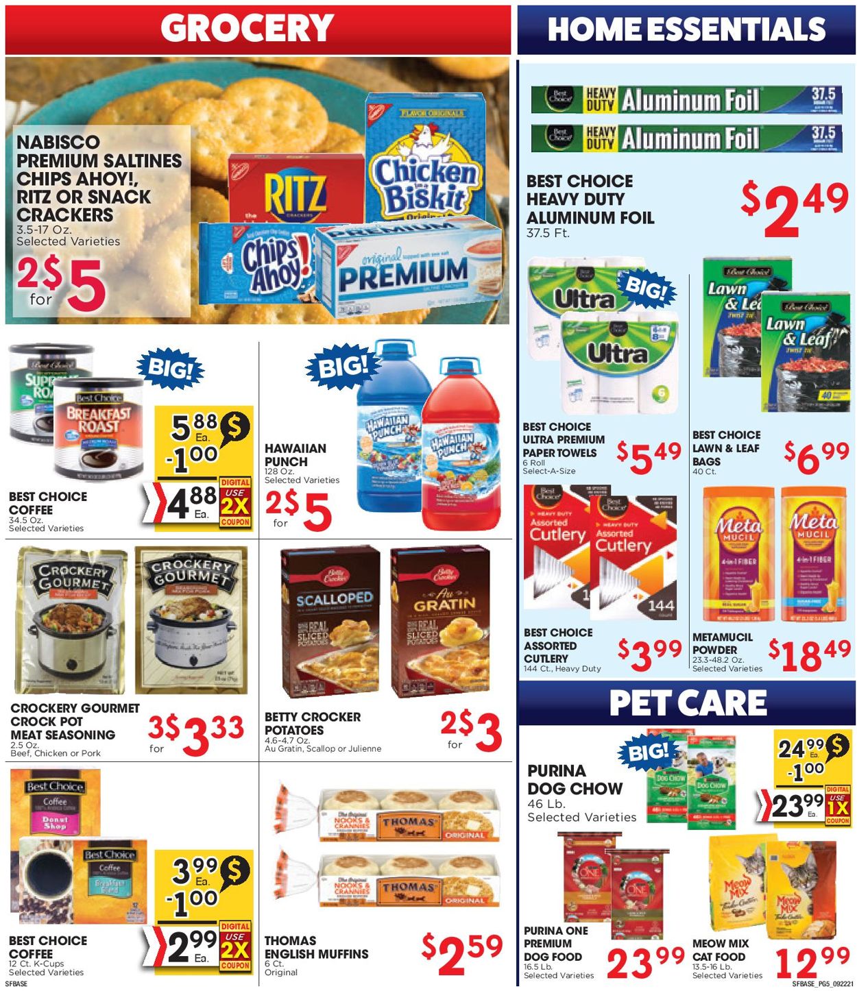 Sunshine Foods Weekly Ad Circular - valid 09/22-09/28/2021 (Page 5)