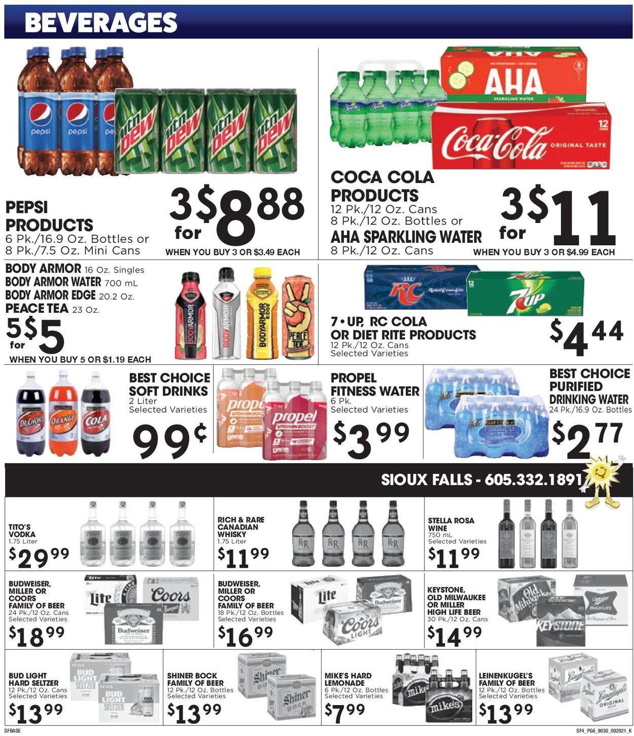 Sunshine Foods Weekly Ad Circular - valid 09/29-10/05/2021 (Page 6)